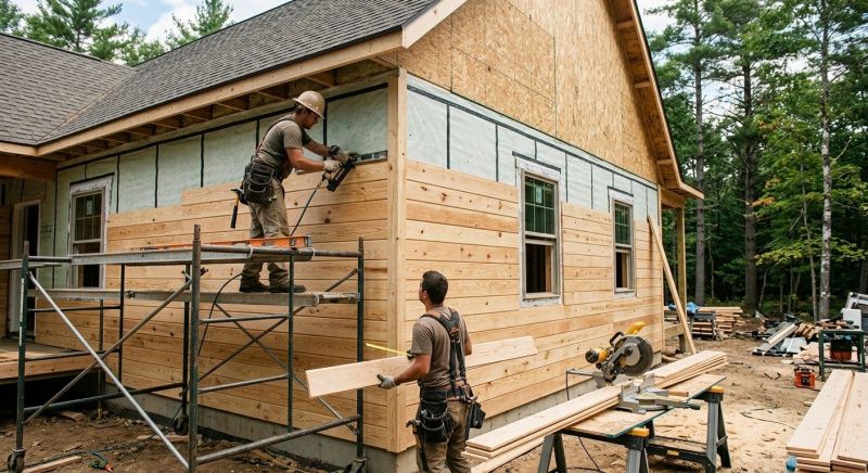 Wood Plank Siding Installation in Norwalk, CT