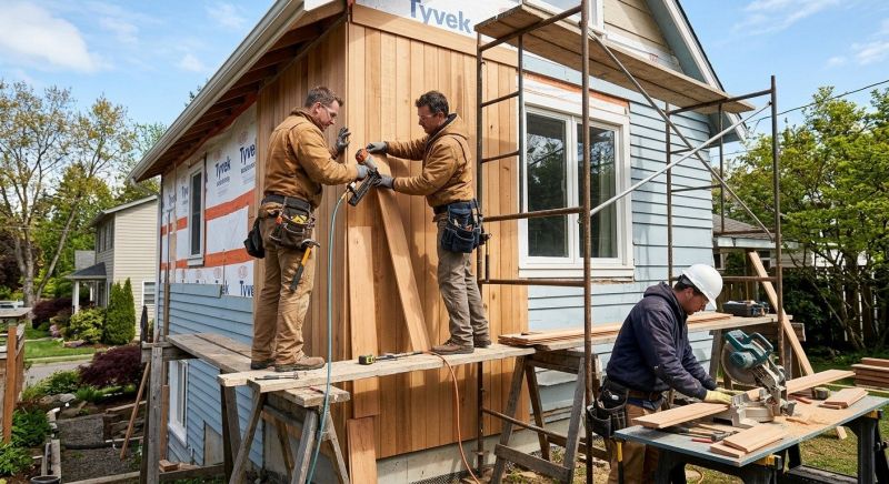 Barn Wood Siding Installation in Boston, MA