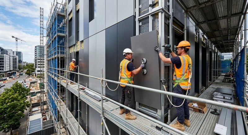 Facade Cladding Installation in Fairfield County, CT
