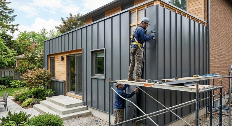 Steel Cladding Installation in Fairfield County, CT