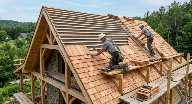 Wood Roofing Installation in Alexandria, VA